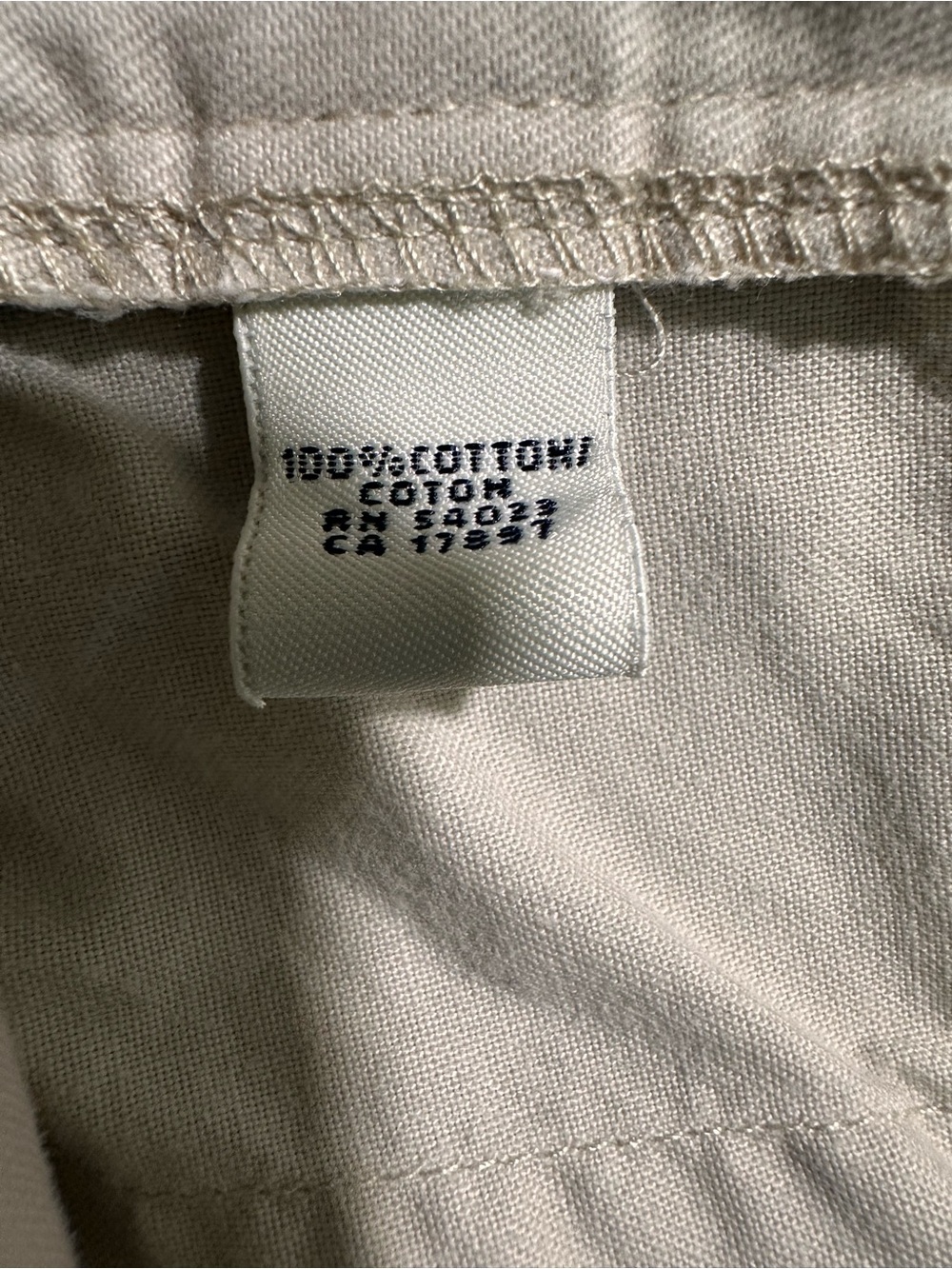 Banana Republic Khaki Cotton Shorts Womens 0 Beige Classic Chino Shorts - Picture 4 of 7